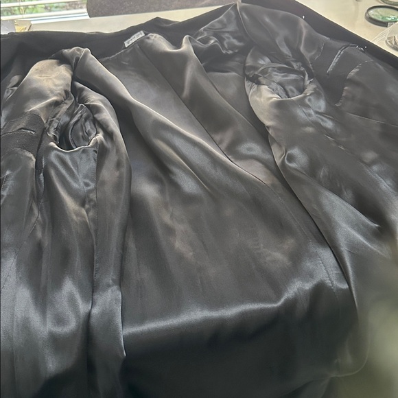 Appears New Tallia Uomo Wool Trench Coat 40R - Picture 5 of 7